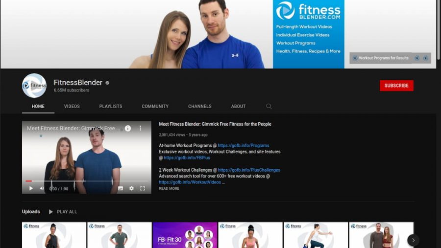 fitnessblender - canale youtube per fitness