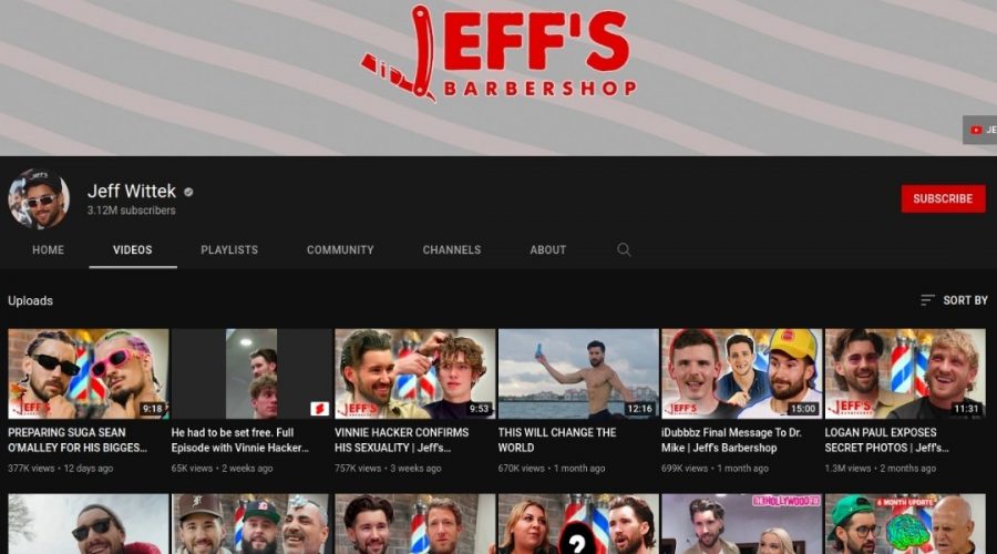 Canale YouTube di Jeff Wittek 