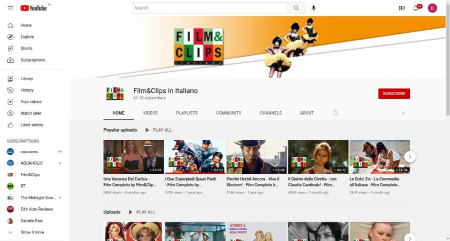 Films&Clips Canale Youtube