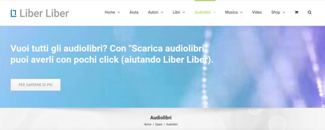 LiberLiber - audiolibri scaricabili gratis