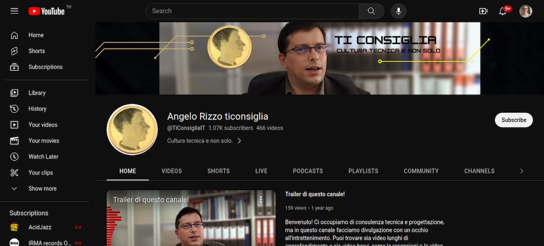 Angelo-Rizzo-ticonsiglia-YouTube