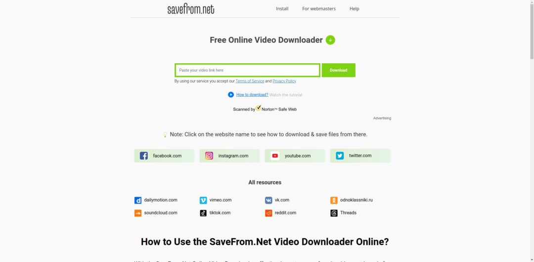 Free-Online-Video-Downloader-SaveFrom-net