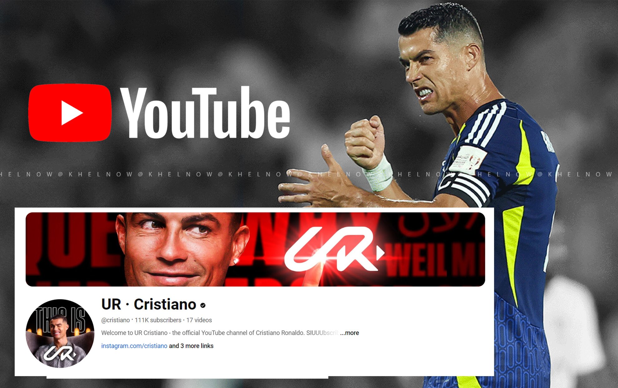 cristiano ronaldo sbarca su youtube