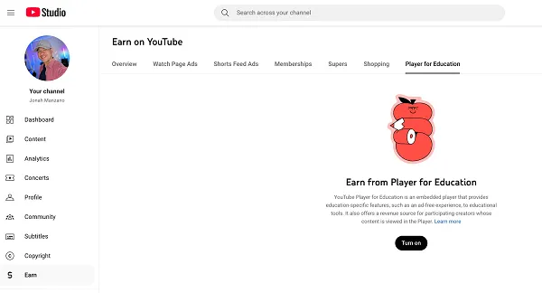 Player for Education
